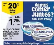 Philadelphia - Queijo Creme Original/Light Emb.: 150 G