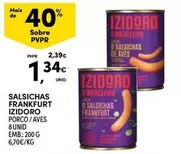 Izidoro - Salsichas Frankfurt