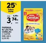 Nestle - Farinha N/Lâtea Cerelac