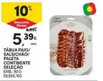 Seleção du chef - Tabua Paio/salsichao/ Paleta Continente