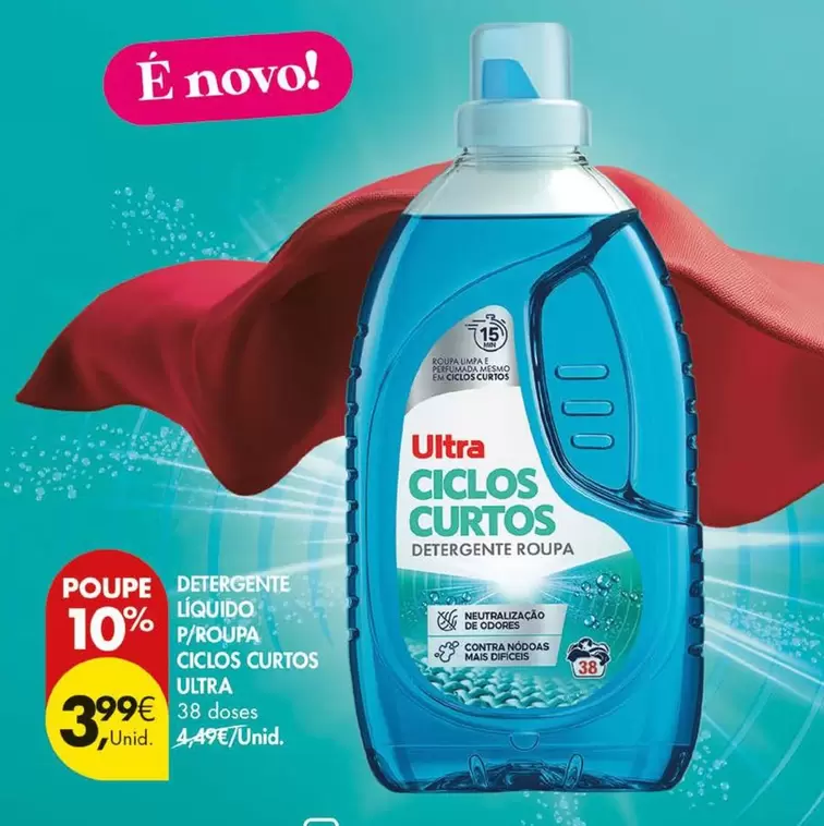 Selecção de Enófilos - Detergente Líquido P/Roupa Ciclos Curtos Ultra