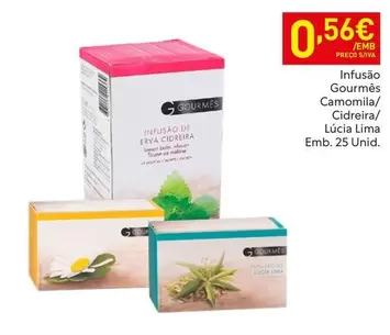 lima - Infusão Gourmes Camomilla/ Cidreira/ Lícia Lima Emb. 25 Unid.