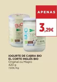 El Corte Inglés - Iogurte De Cabra Bio