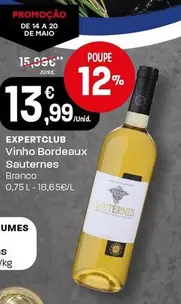 Expertclub - Vinho Bordeaux Sauternes
