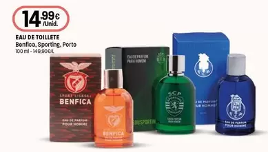 Eau De Toilette Benfica, Sporting, Port