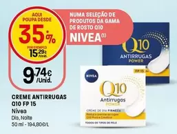 Nivea - Creme Antirrugas Q10 Fp 15