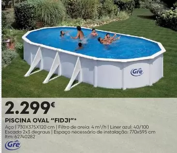 Escada - Piscina Oval "fidji"