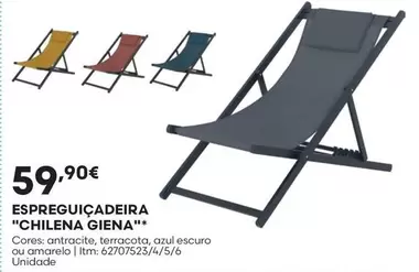 Espreguicadeira "Chilena Giena"