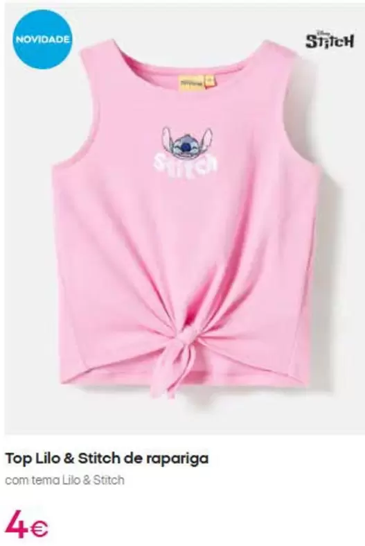 .Com - Top Lilo & Stitch De Rapariga