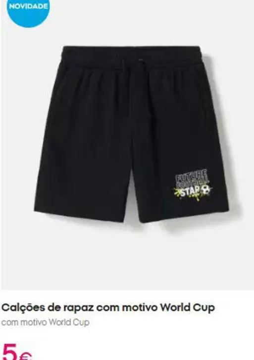 .Com - Calçoes De Rapaz Com Motivo World Cup