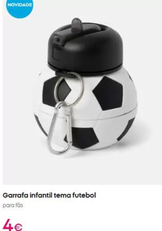 Garrafa Infantil Tema Futebol