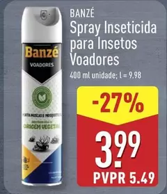 Banze - Spray Inseticida Para Insetos