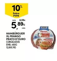 Hamburguer Xl Frango Prato D'Ouro
