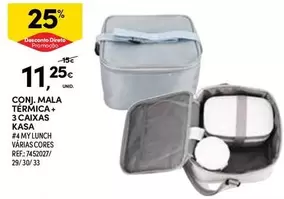 Kasa - Conj. Mala Térmica + 3 Caixas + 1 My Much Varias Cores