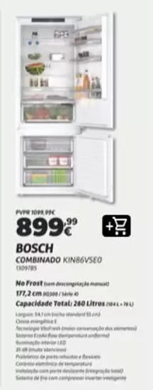 Bosch - Combinado Kn86v50e