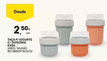 Kasa - Taça P/ Iogurte C/Div Isoria