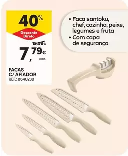 Chef - Facas C/ Afiador