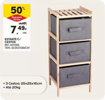 Estante C/ Cestos