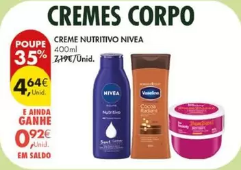 Nivea - Creme Nutritivo