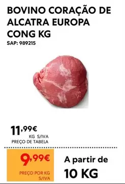 A+ - Bovino Coração De Alcatra Europa Cong Kg