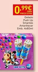 Up - Gelado Push Smarties Amanhecer Emb. 4x80ml