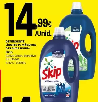 Skip - Detergente Líquido P/ Maquina De Lavar Roupa