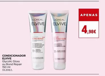 L'Oréal - Condicionador Elvive Glicolic Gloss Ou Bond Repair