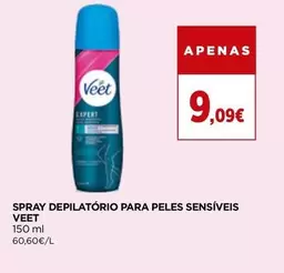 Veet - Spray Depilatório Para Peles Sensiveis