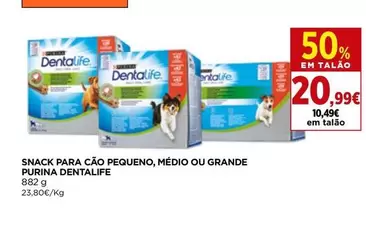 Purina - Snack Para Cao Pequeno, Médio Ou Grande Dentalife