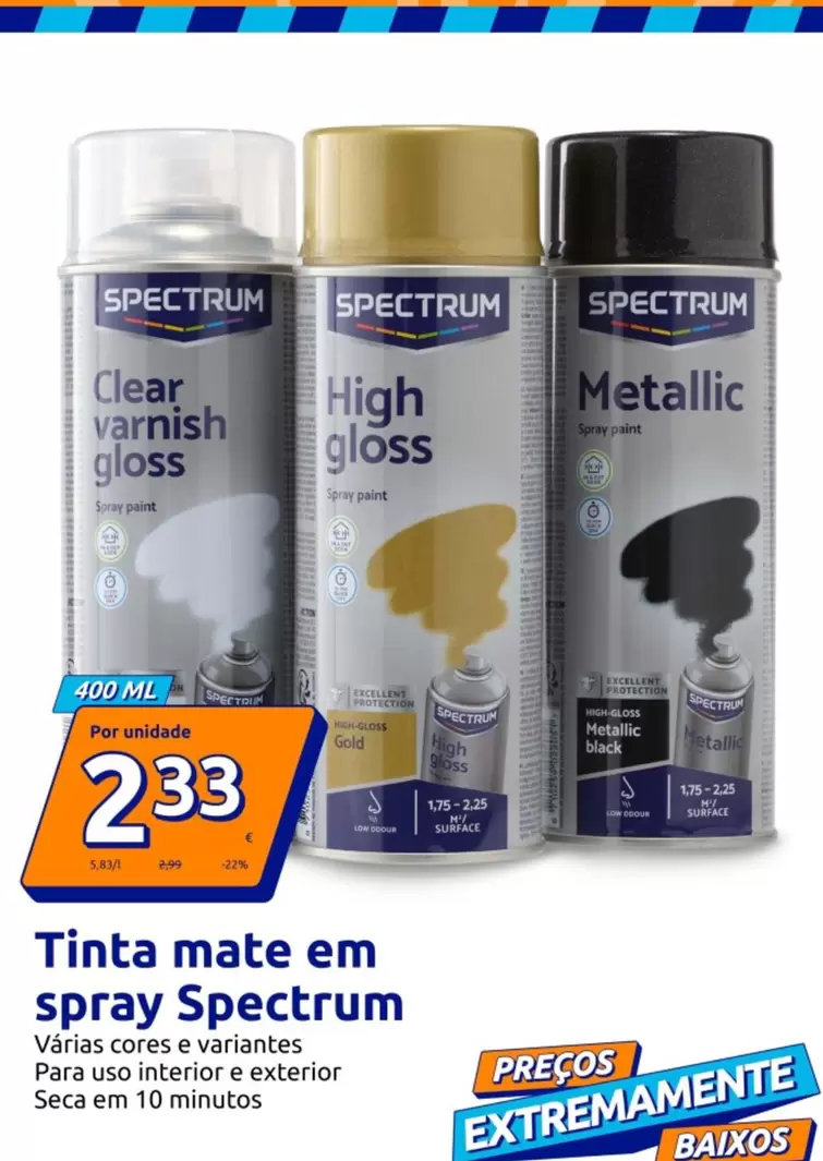 Spectrum - Tinta Mate Em Spray