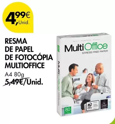Resma De Papel De Fotocopia Multioffice
