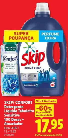 Comfort - Detergente Liquido Tabuleiro Sensitive