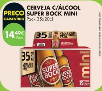 Mini - Cerveja C/alcool Super Bock