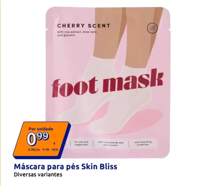 Máscara Para Pes Skin Bliss