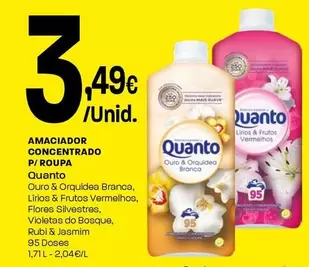 Quanto - Amaciador Concentrado P/Roupa