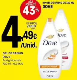 Dove - Gel De Banho