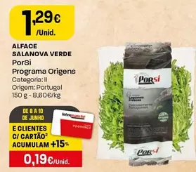 Porsi - Alface Salanova Verde