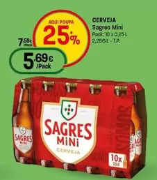 Sagres Mini - Cerveja
