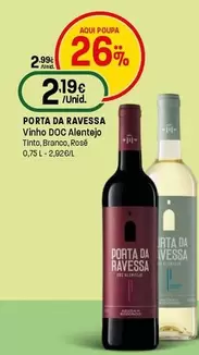 Porta Da Ravessa - Vinho DOC Alentejo