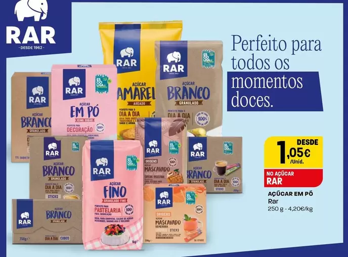 Rar - Açucar Em Pó