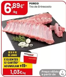 Porco Tira De Entrecosto