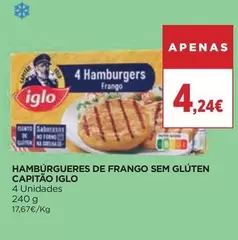 Capitão Iglo - Hambúrgueres De Frango Sem Gluten