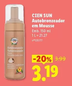 Cien - Autobronzeador Em Mousse
