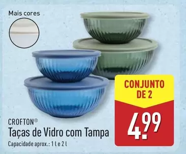 .Com - Tacas De Vidro Com Tampa