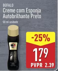 .Com - Búfalo Creme Com Esponja Autobrilhante Preto