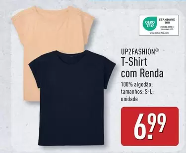 up2fashion - T-Shirt Com Renda
