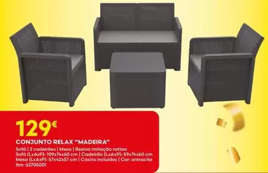 madeira - Conjunto Relax ""