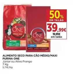 PurinaOne - Alimento Seco Para Cao Medio/ Maxi