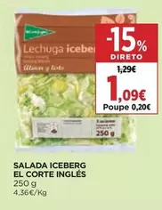 El Corte Inglés - Salada Iceberg