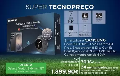 Samsung - Smartphone Galaxy Watch6 44mm Bt